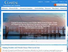 Tablet Screenshot of coastalfuneralhome.net